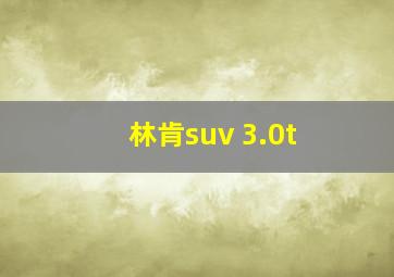 林肯suv 3.0t